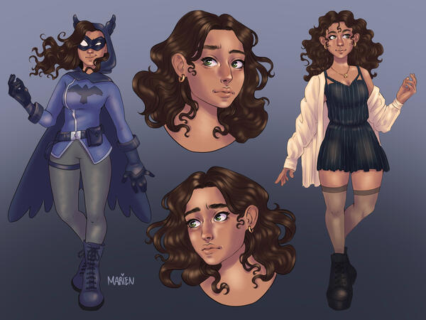 Character sheet (starts at $150 depending on complexity)