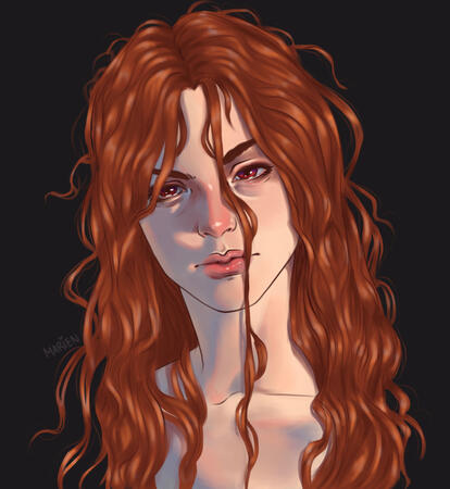 Realistically rendered portrait ($80)