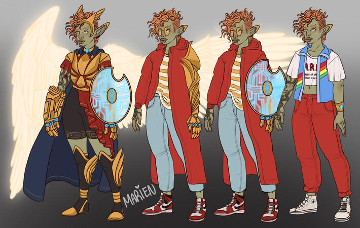 Outfit sheet ($50 per outfit)